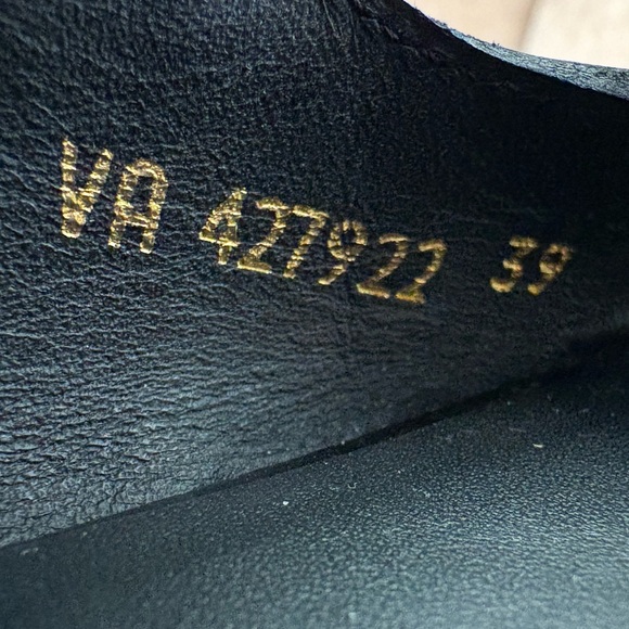 Pre-owned authentic Saint Laurent black double stray espadrilles - Picture 12 of 13